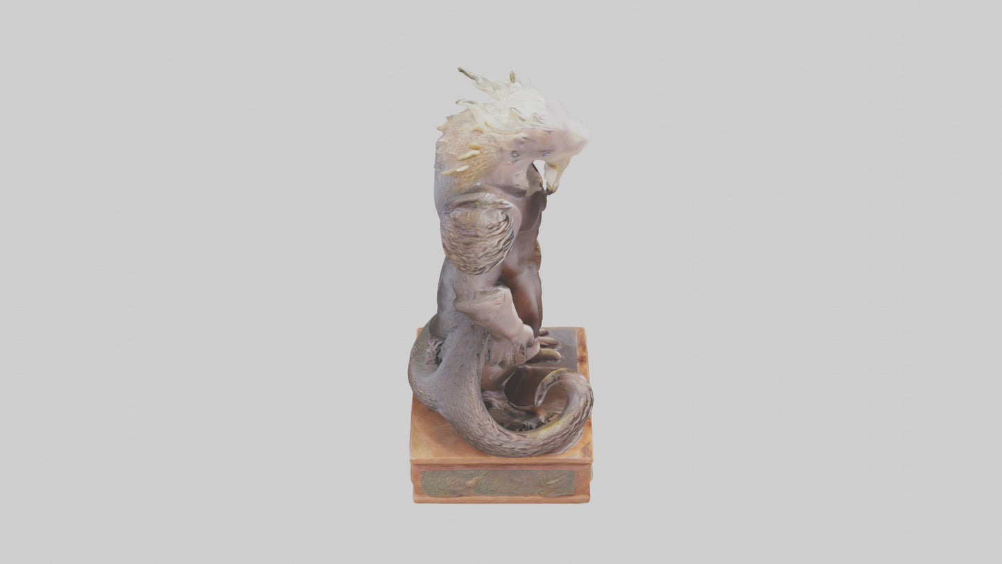 Echidna statue model 3D model