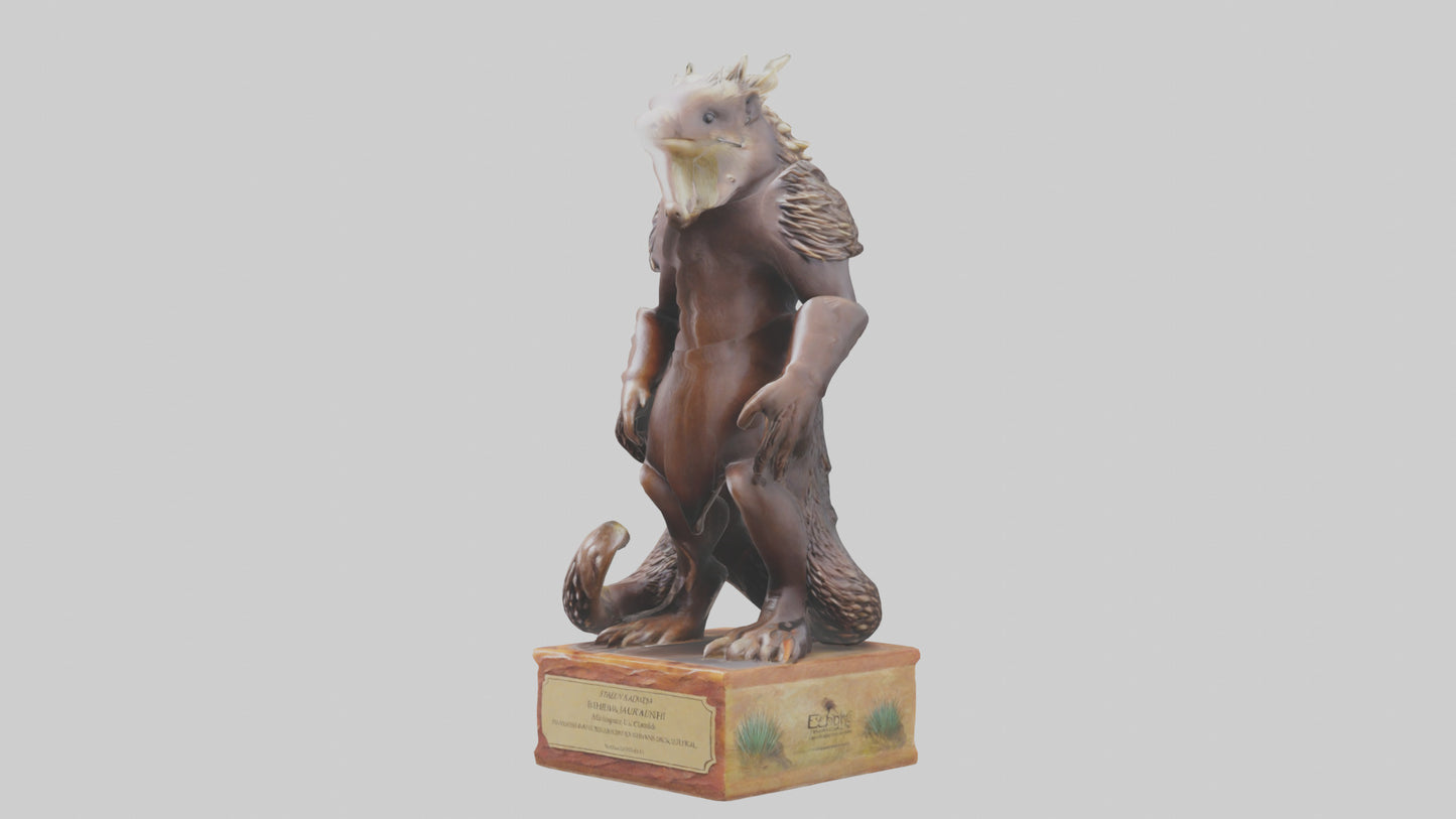 Echidna statue model 3D model