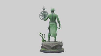 Eco Defender Statue model 3D model