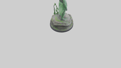 Eco Defender Statue model 3D model