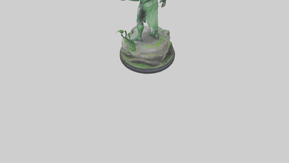 Eco Defender Statue model 3D model