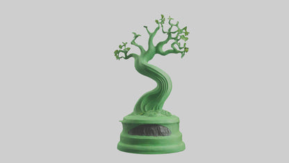 Eco Green Statue model VR / AR / low-poly