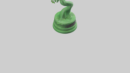 Eco Green Statue model VR / AR / low-poly