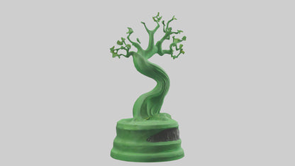 Eco Green Statue model VR / AR / low-poly
