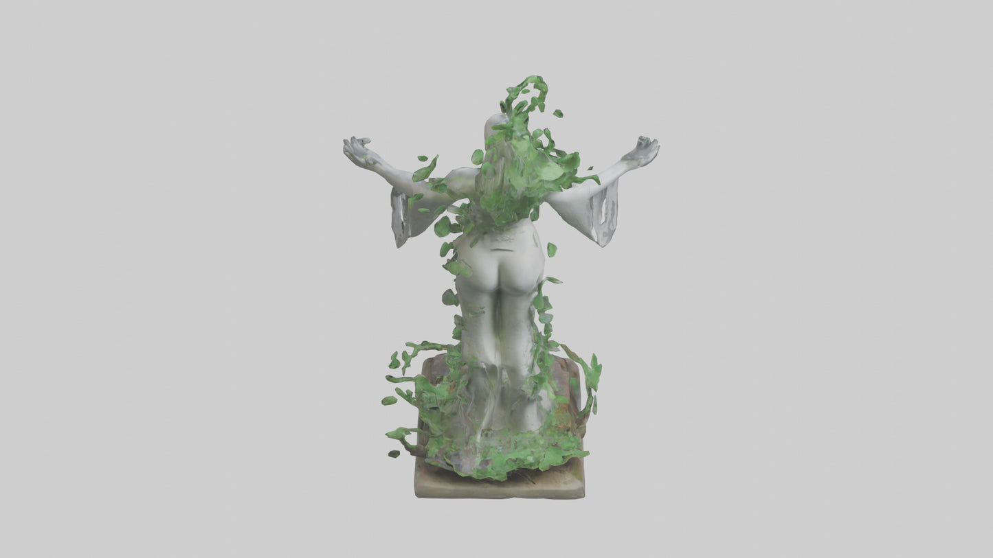 Eco Visionary Statue model 3D model
