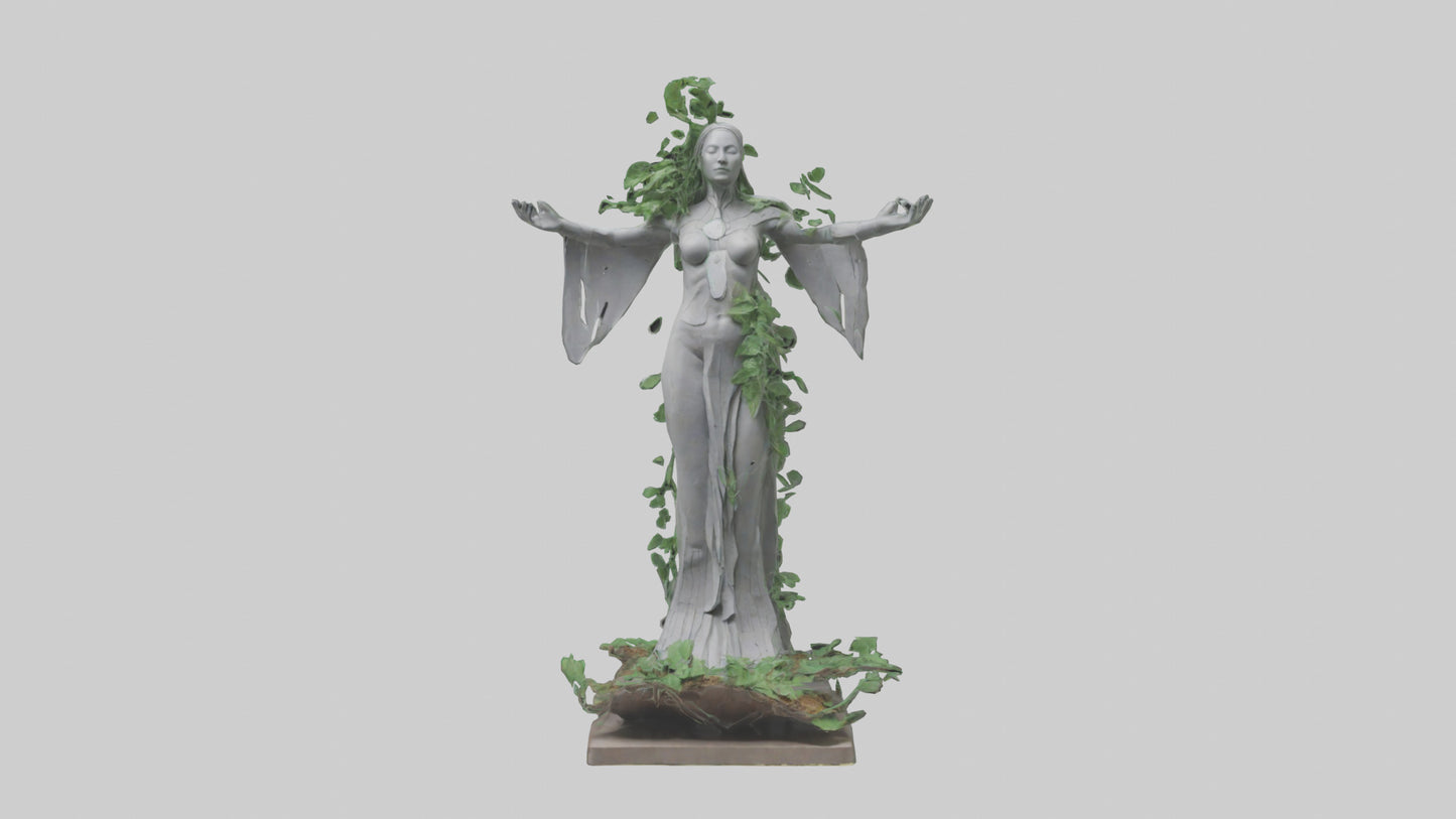 Eco Visionary Statue model 3D model