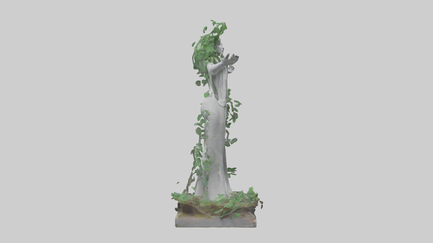 Eco Visionary Statue model 3D model
