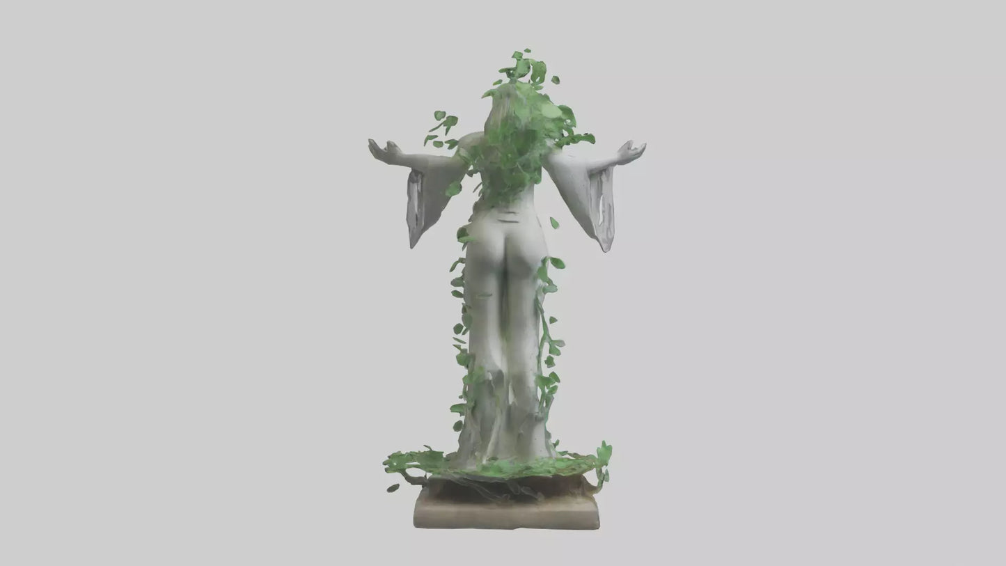 Eco Visionary Statue model 3D model