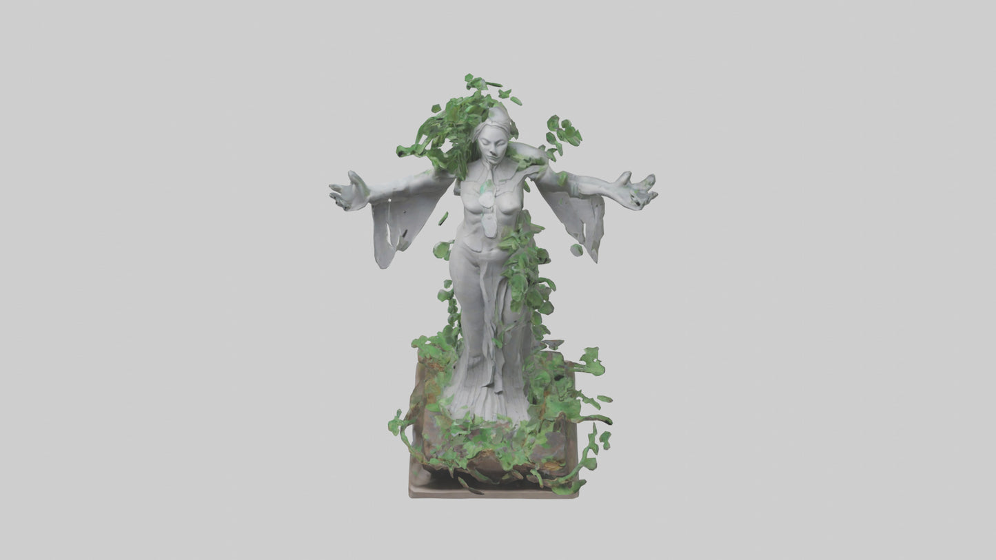 Eco Visionary Statue model 3D model