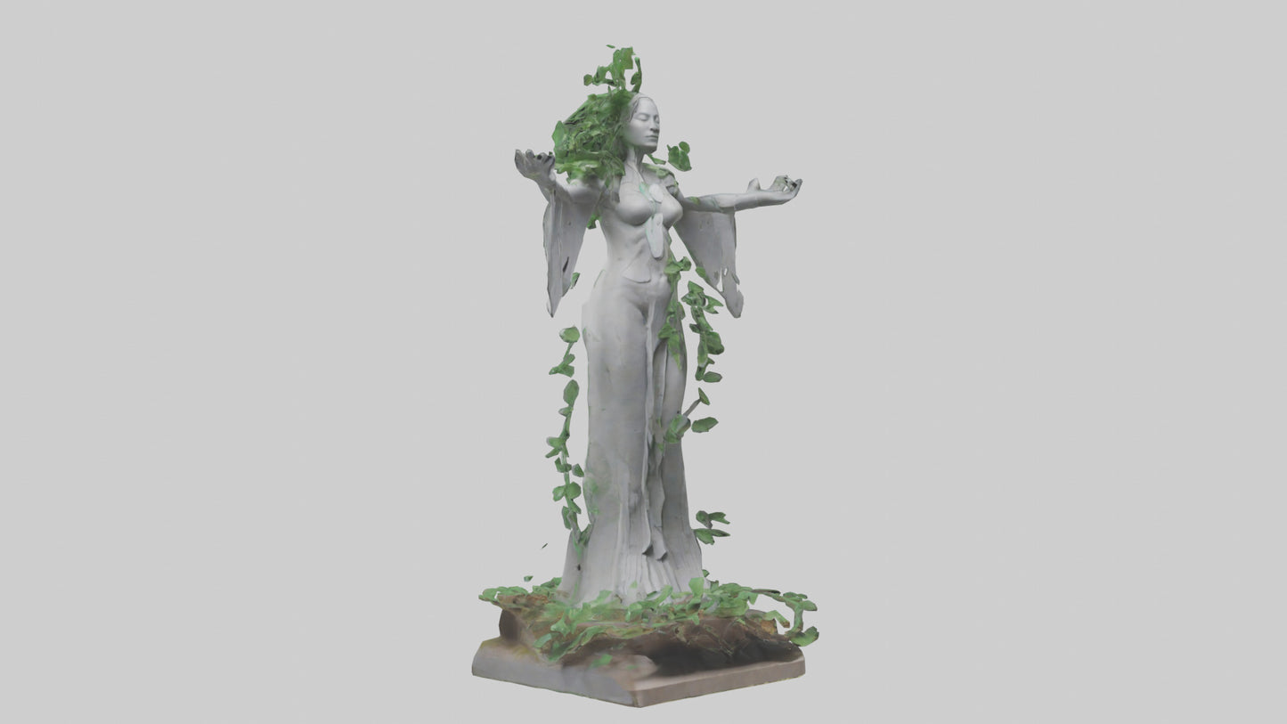 Eco Visionary Statue model 3D model