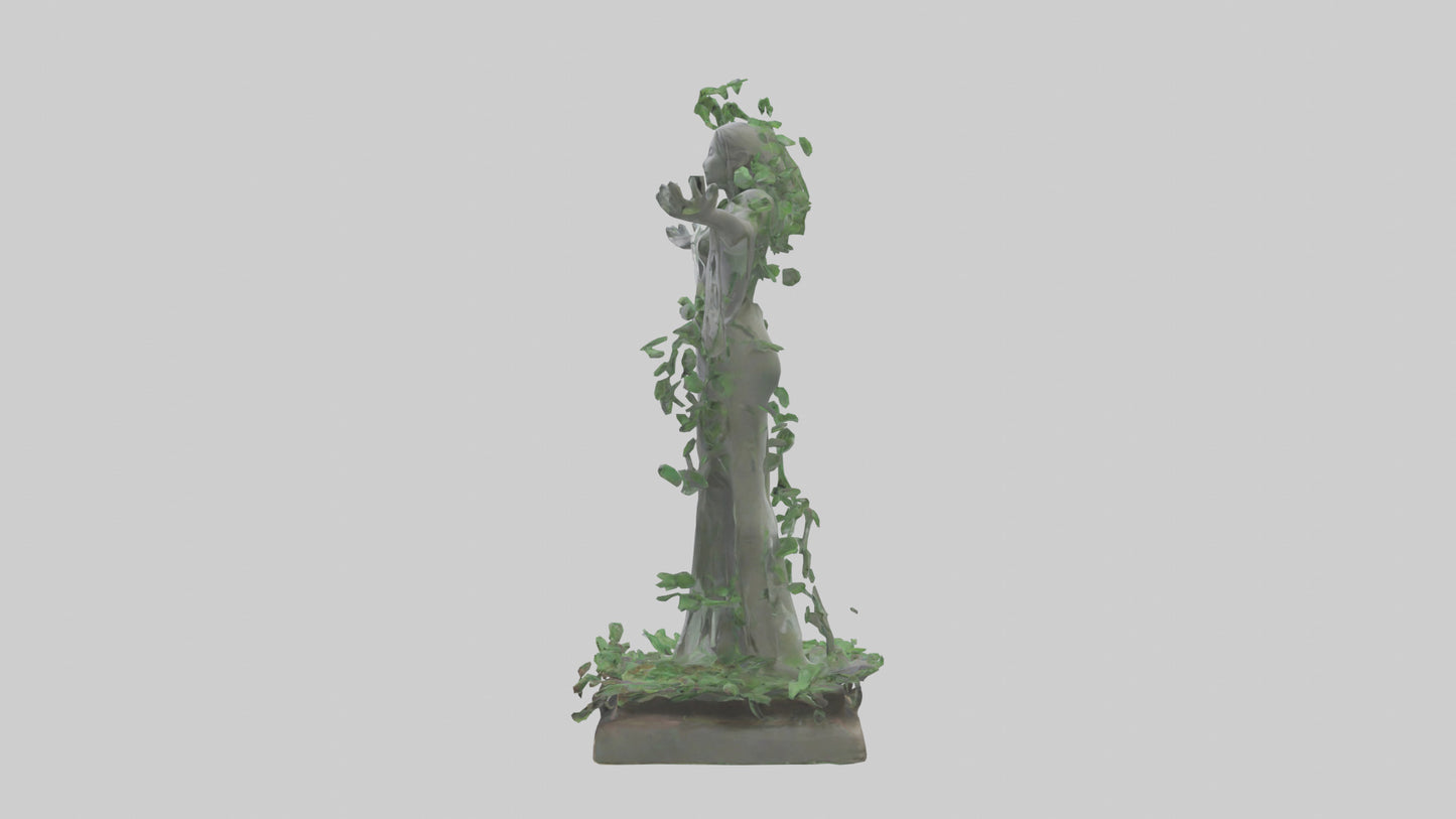 Eco Visionary Statue model 3D model