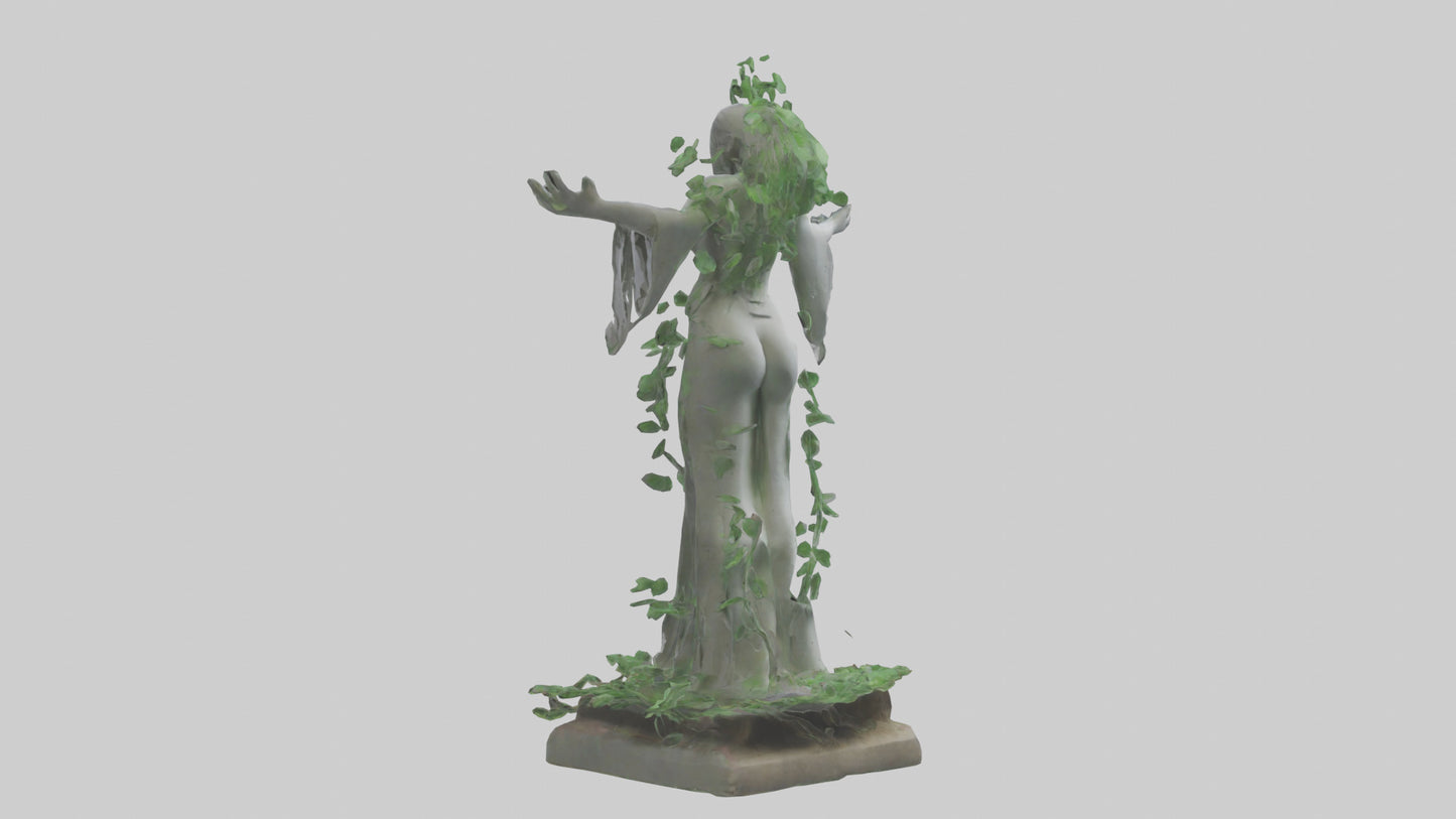 Eco Visionary Statue model 3D model