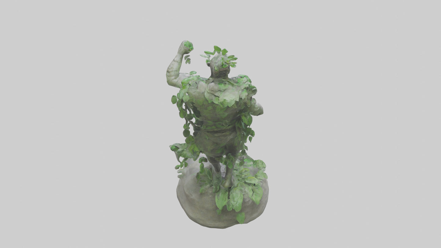 Eco Warrior Statue model 3D model