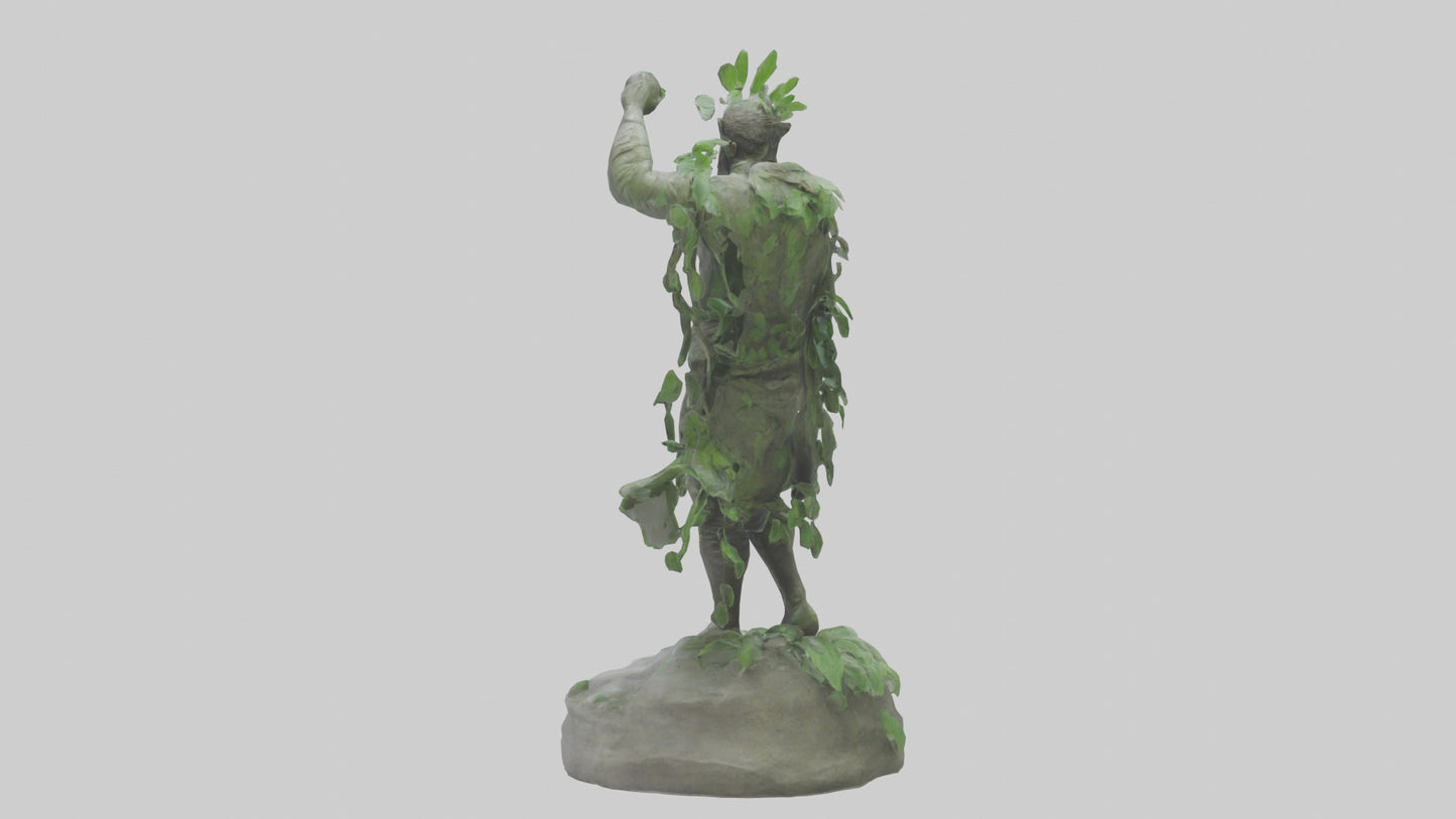 Eco Warrior Statue model 3D model