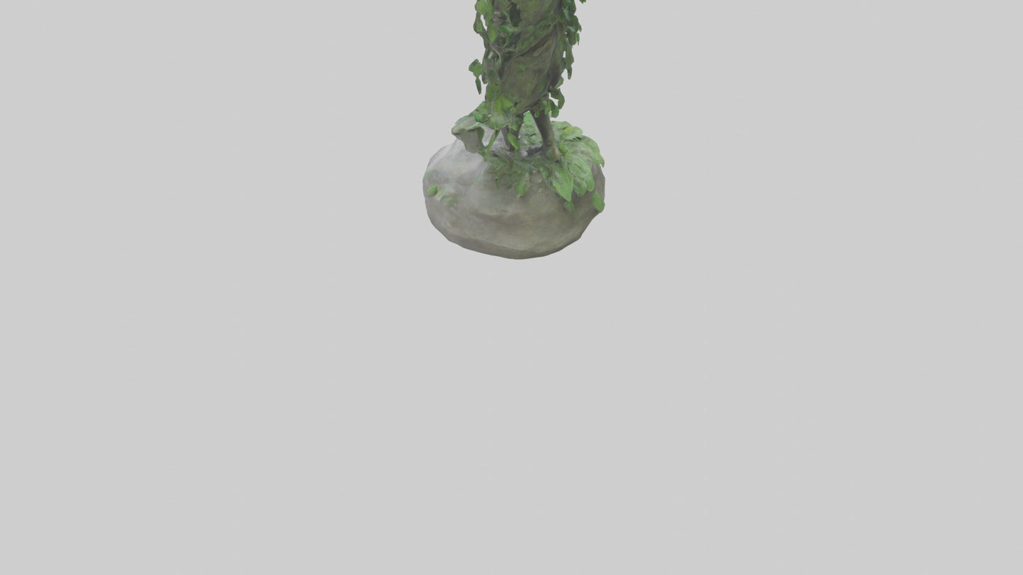 Eco Warrior Statue model 3D model