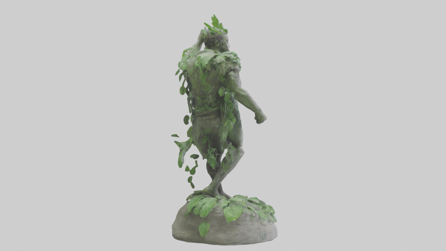 Eco Warrior Statue model 3D model