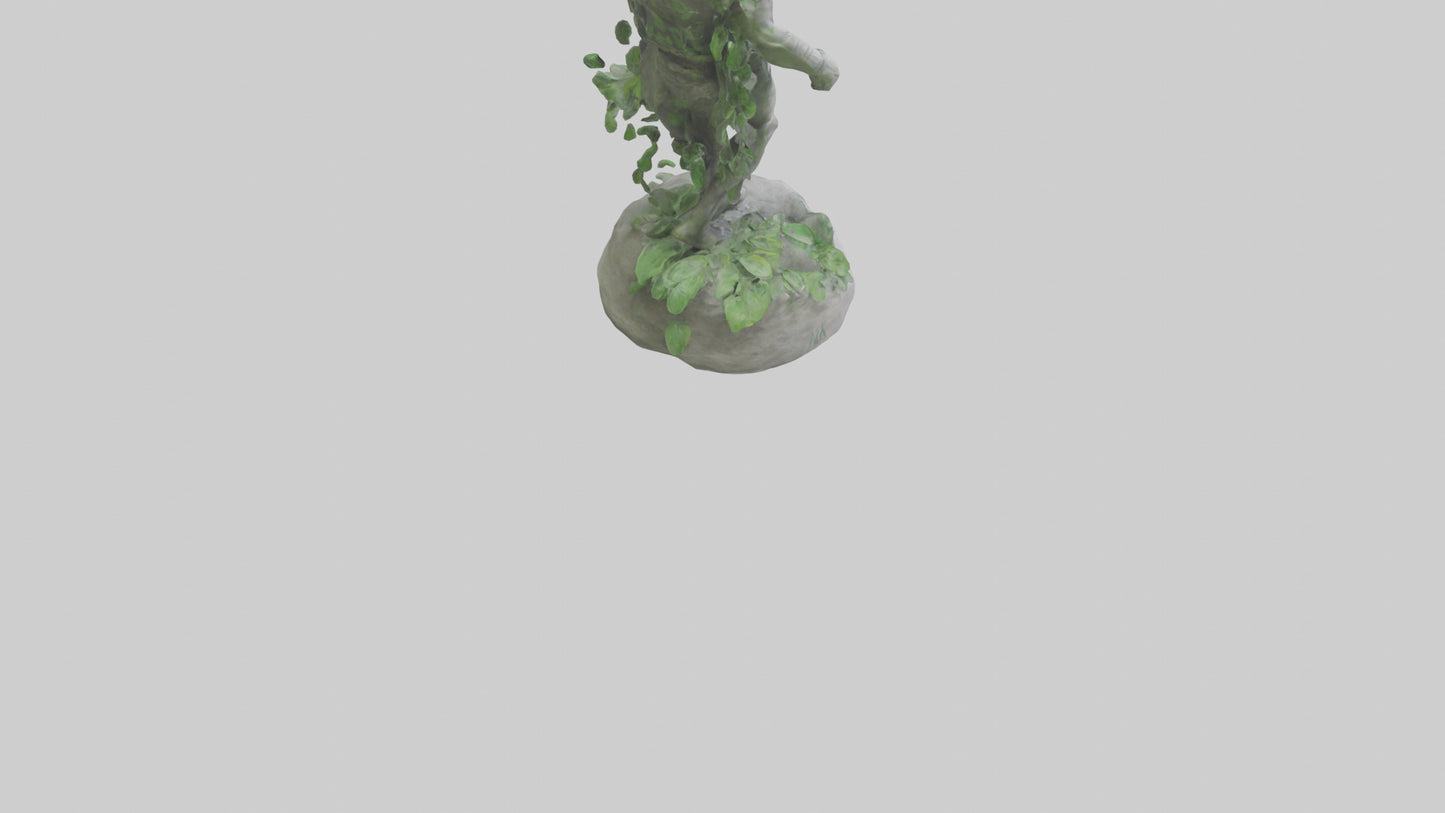 Eco Warrior Statue model 3D model