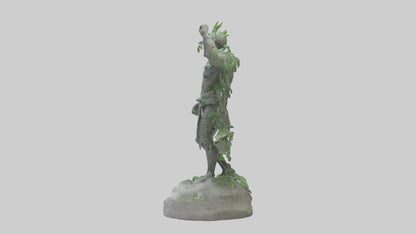Eco Warrior Statue model 3D model
