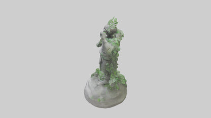 Eco Warrior Statue model 3D model