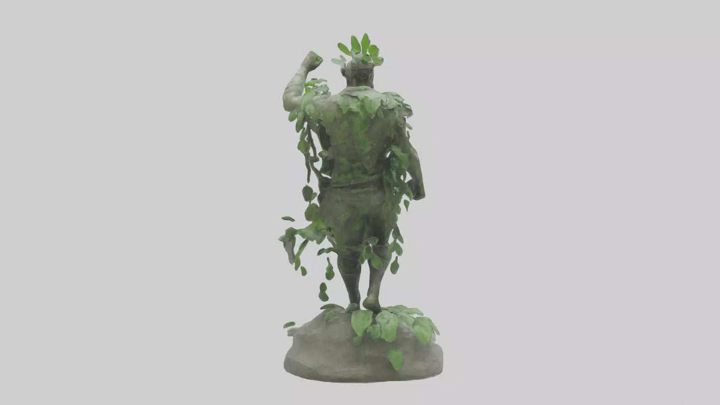 Eco Warrior Statue model 3D model