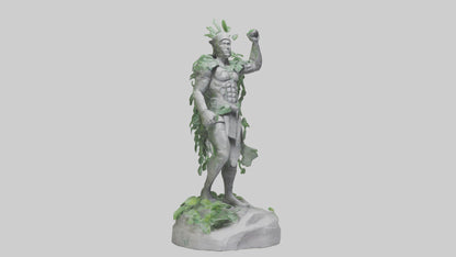 Eco Warrior Statue model 3D model