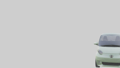 Ecofriendly City Car model VR / AR / low-poly