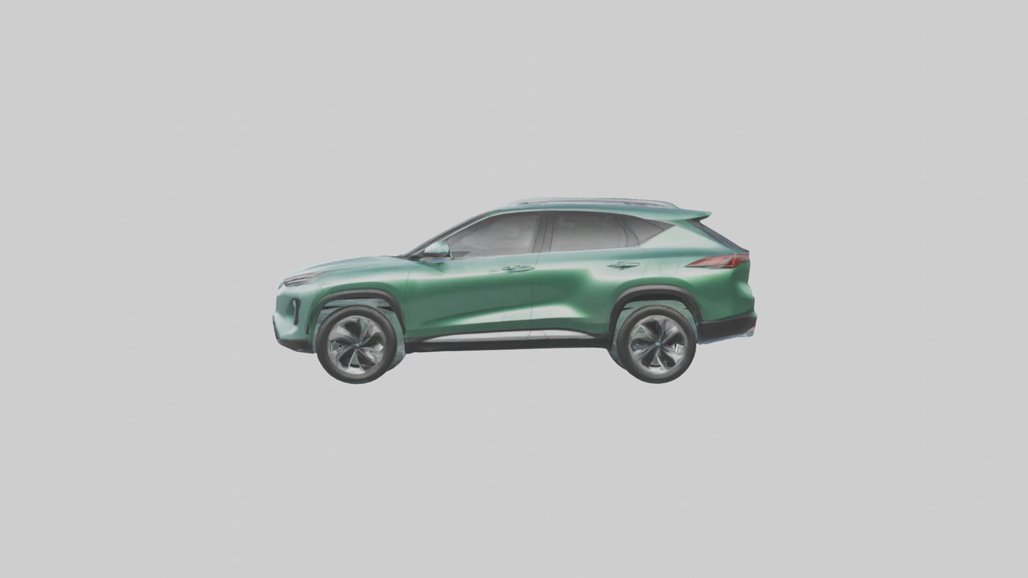 Ecofriendly Hybrid SUV model 3D model