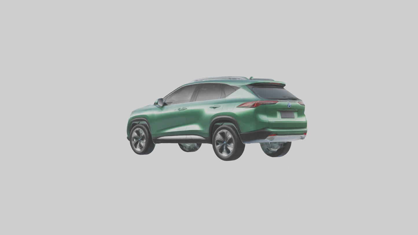 Ecofriendly Hybrid SUV model 3D model