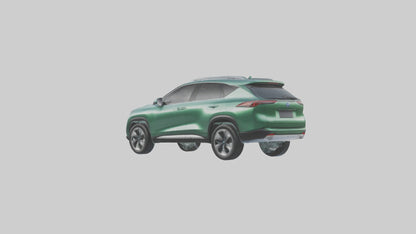 Ecofriendly Hybrid SUV model 3D model