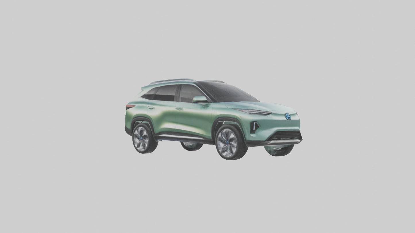 Ecofriendly Hybrid SUV model 3D model