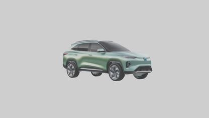Ecofriendly Hybrid SUV model 3D model