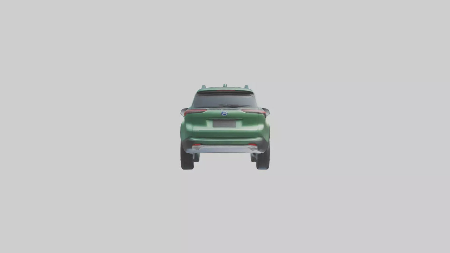 Ecofriendly Hybrid SUV model 3D model