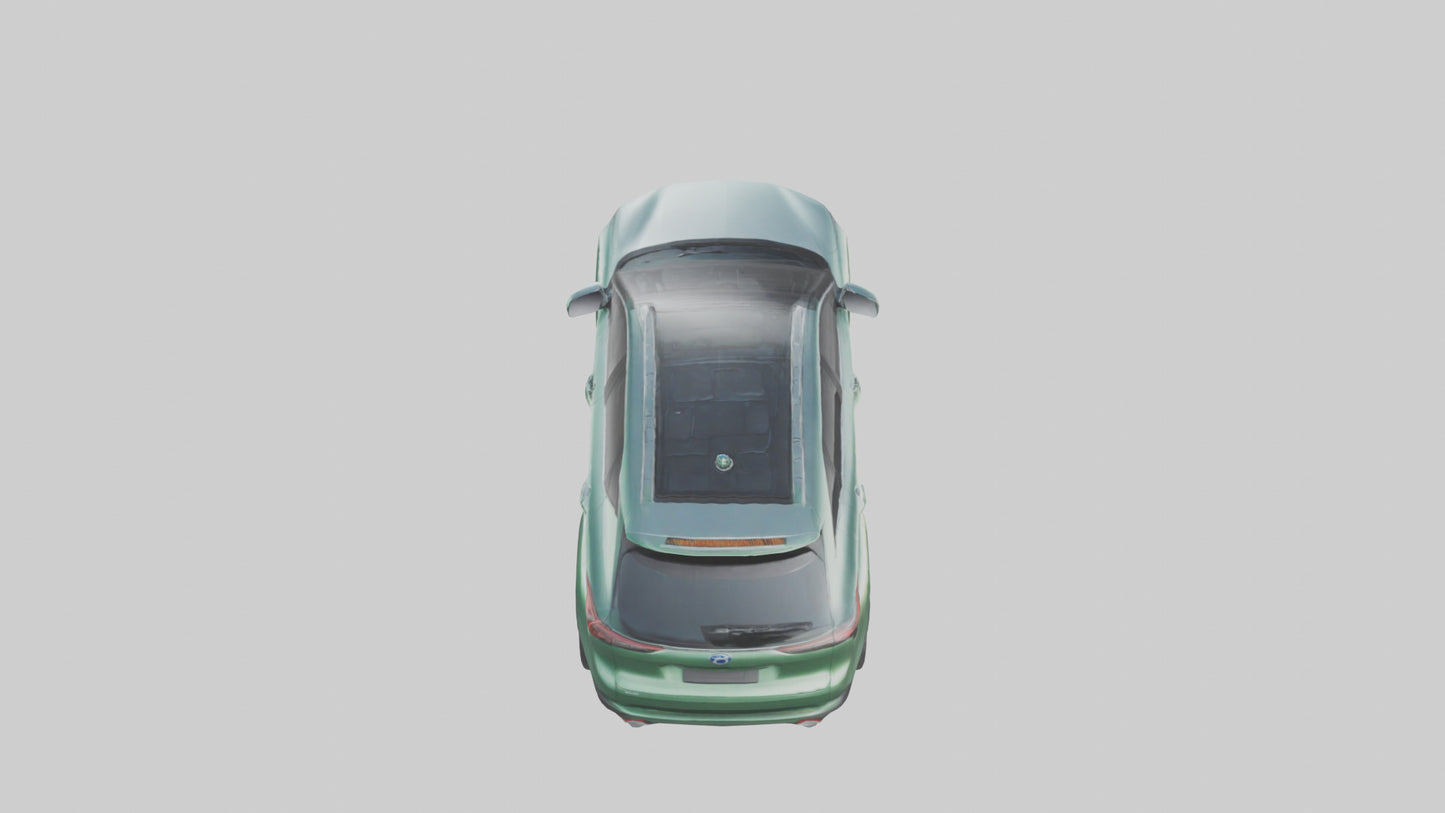 Ecofriendly Hybrid SUV model 3D model