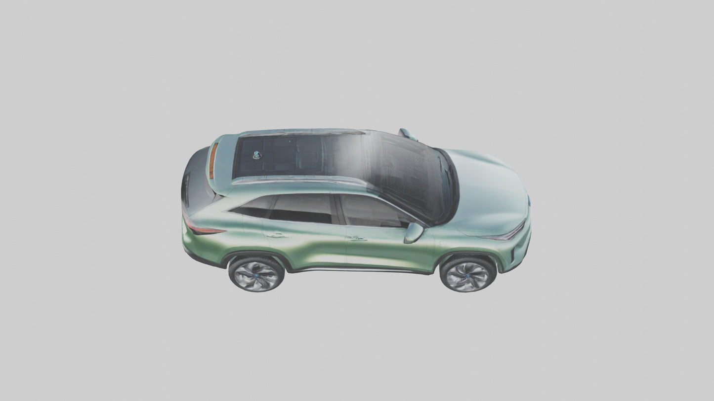 Ecofriendly Hybrid SUV model 3D model