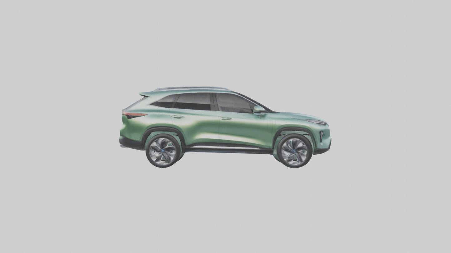 Ecofriendly Hybrid SUV model 3D model