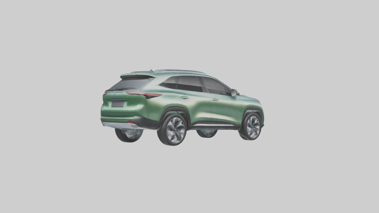 Ecofriendly Hybrid SUV model 3D model