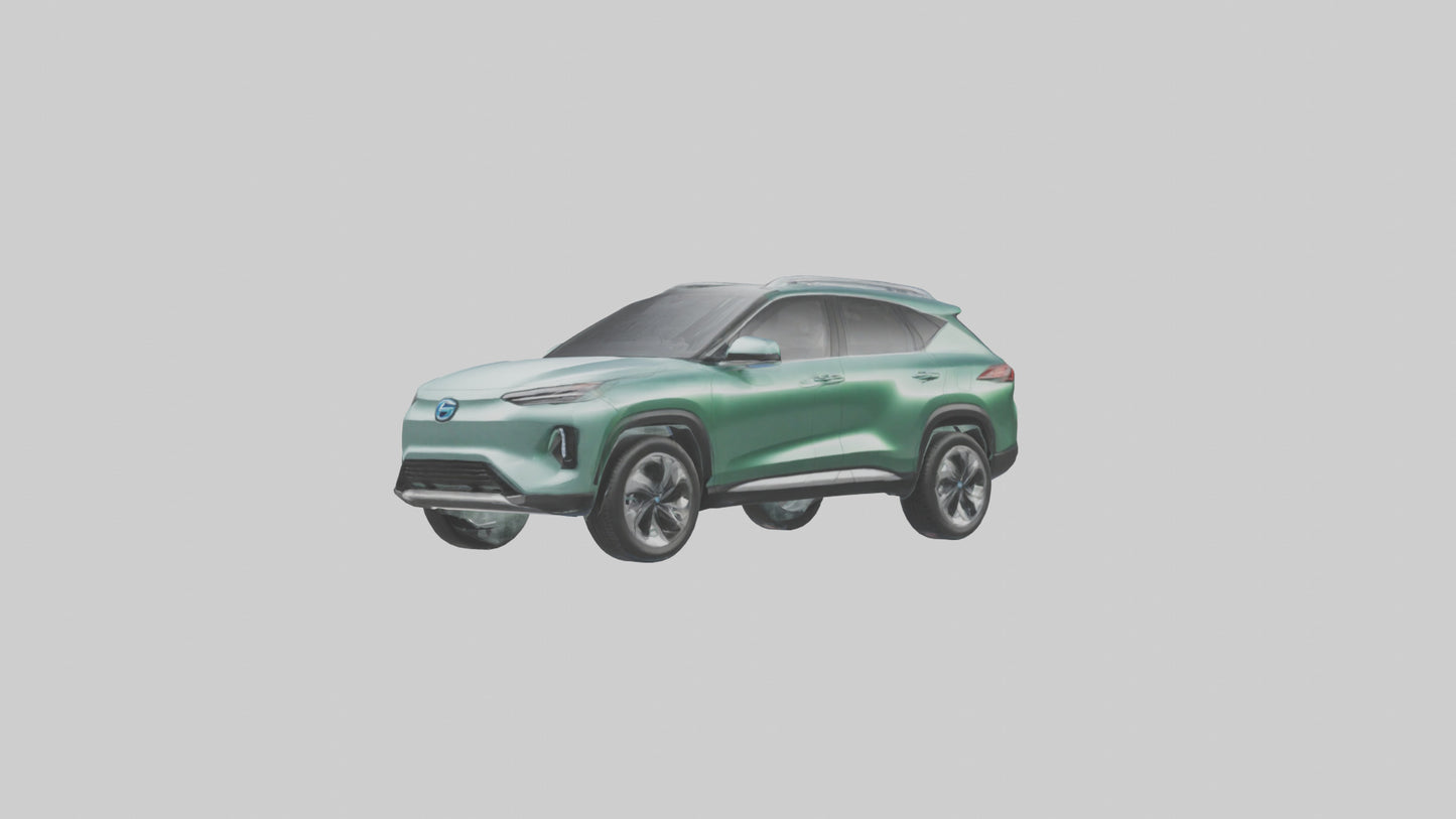 Ecofriendly Hybrid SUV model 3D model