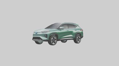 Ecofriendly Hybrid SUV model 3D model