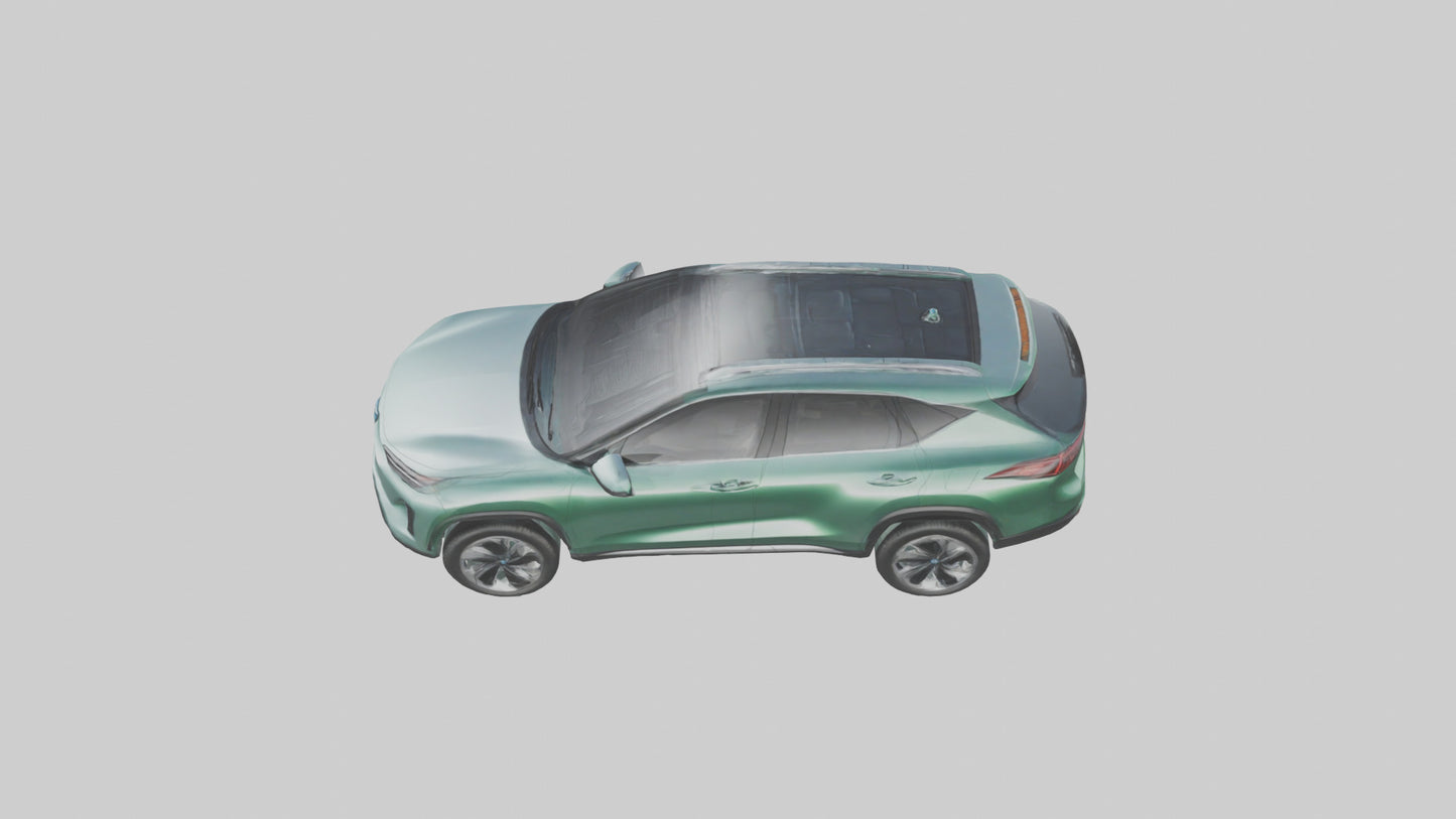 Ecofriendly Hybrid SUV model 3D model