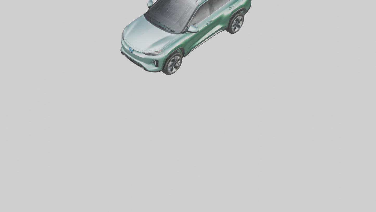 Ecofriendly Hybrid SUV model 3D model