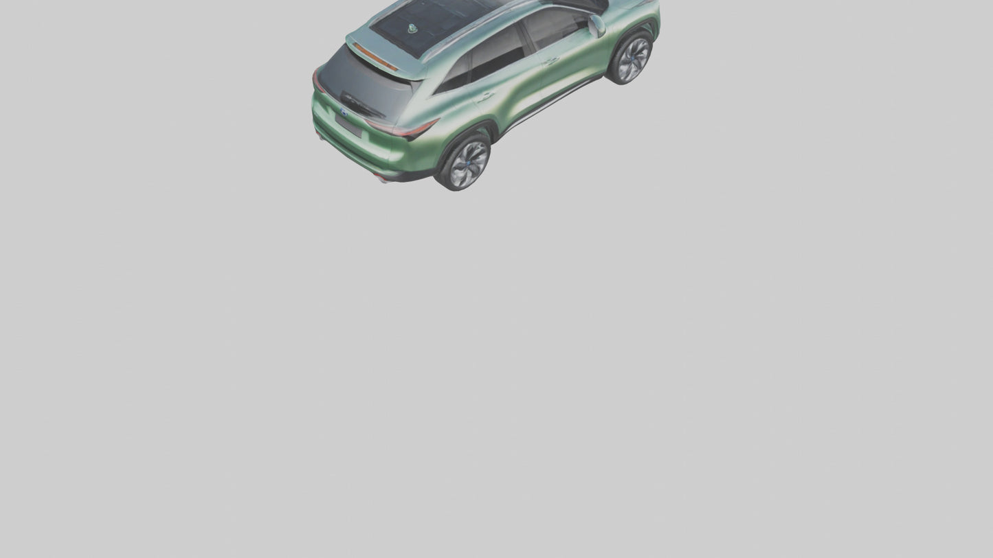 Ecofriendly Hybrid SUV model 3D model