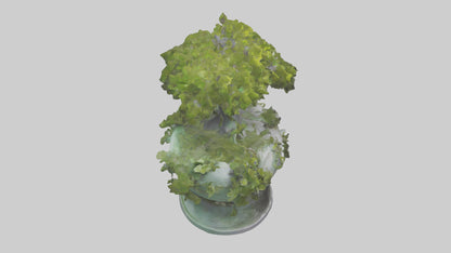 Ecological Rebirth Statue model 3D model