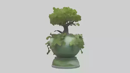 Ecological Rebirth Statue model 3D model