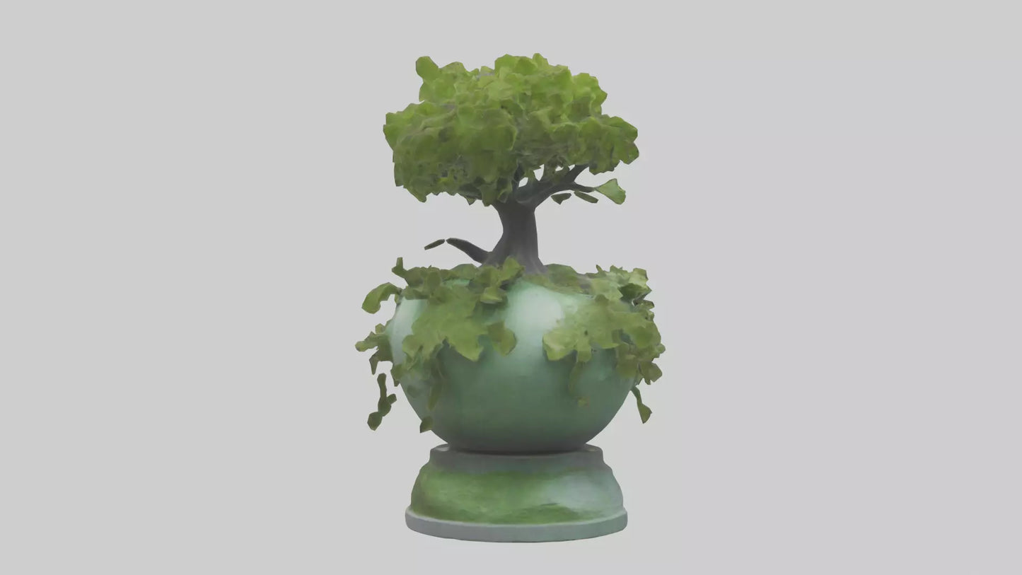 Ecological Rebirth Statue model 3D model