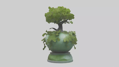 Ecological Rebirth Statue model 3D model