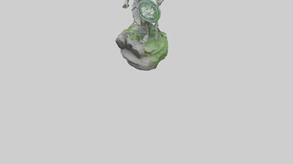 Ecological Warrior Statue model 3D model