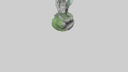 Ecological Warrior Statue model 3D model