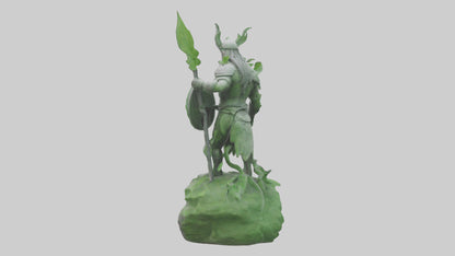 Ecological Warrior Statue model 3D model