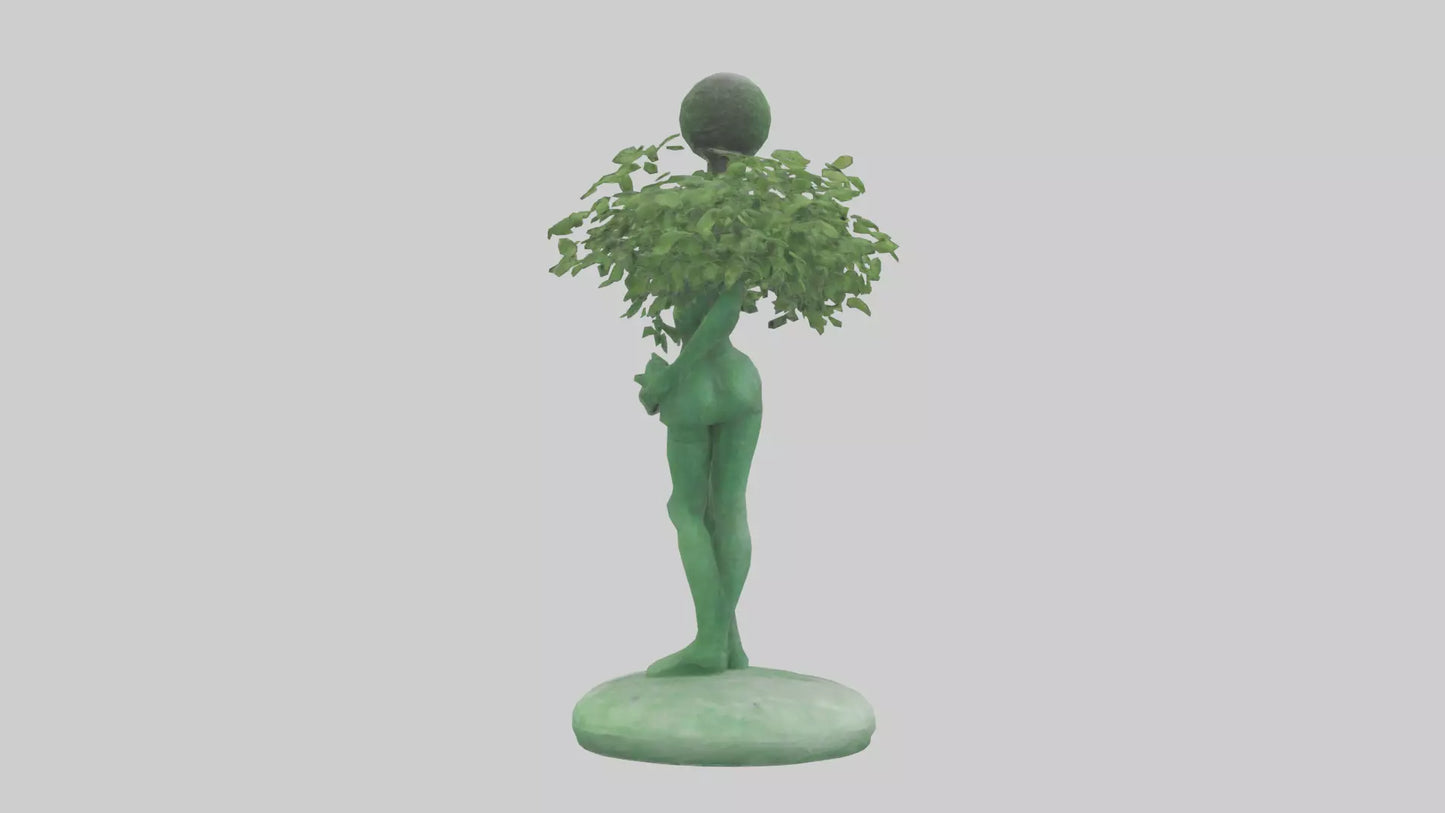 EcoResilience Statue model 3D model