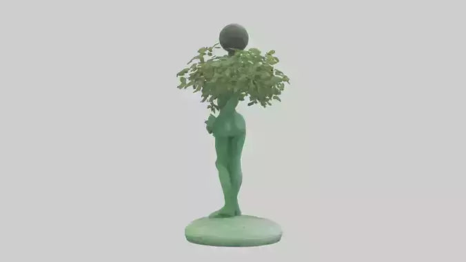 EcoResilience Statue model 3D model